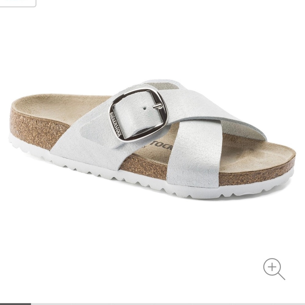 New Birkenstock Siena Big Buckle Slides 39 EU NWOT